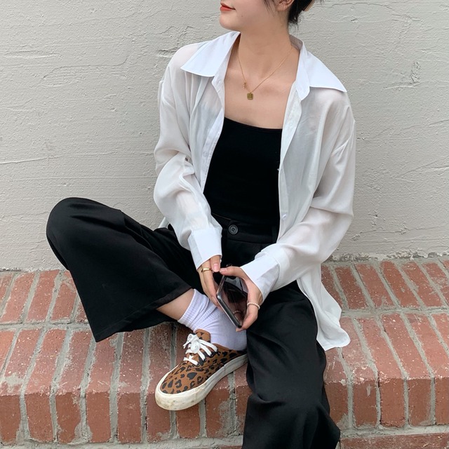 彩りキャンディー7色日焼け止めシャツ　A0827