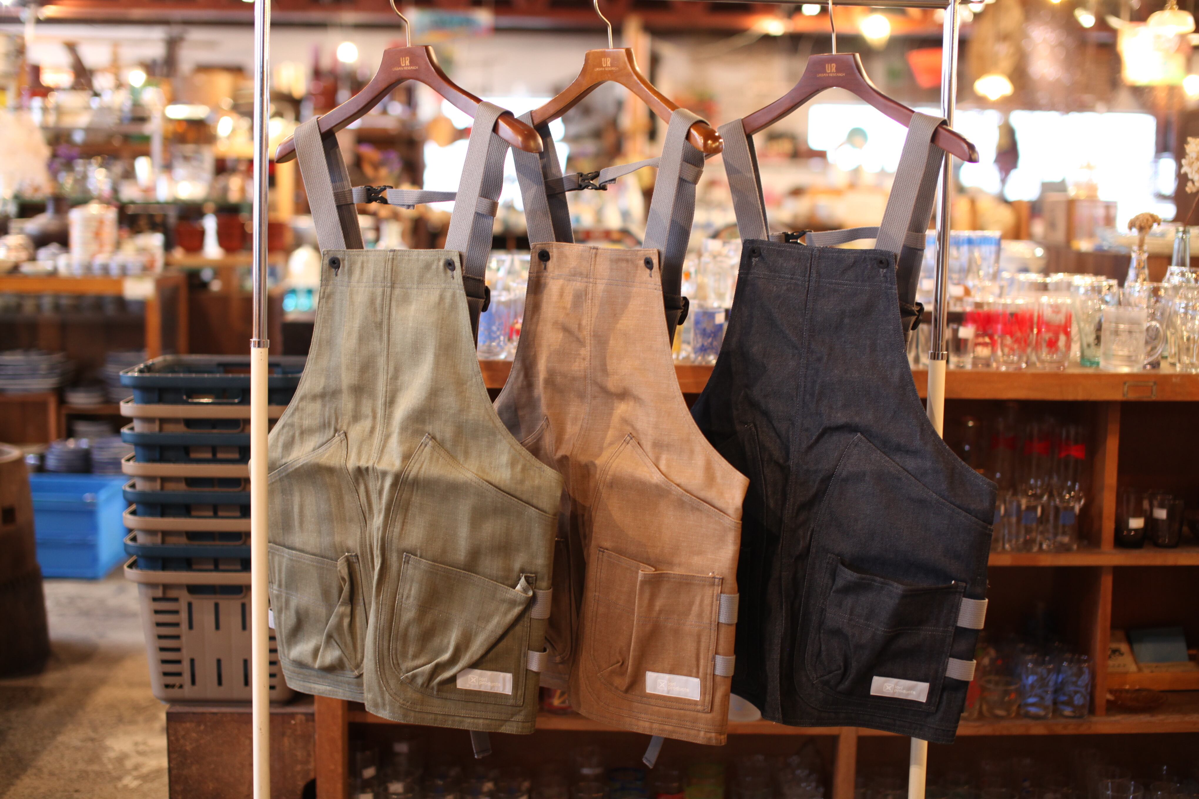 NEW】リビセンオリジナルエプロン by iori products | カーキ