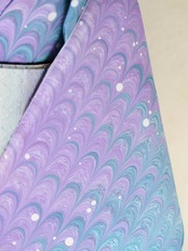 《青羽月夜（あおはづきよ）》｜ピーコック柄 　洗えるきもの　シルジェリー｜単衣・袷・胴抜き対応