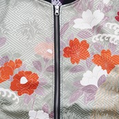 【BJK-M002】Ssize再構築リバーシブル着物ボンバー KIMONO REVERSIBLE BOMBER JACKET