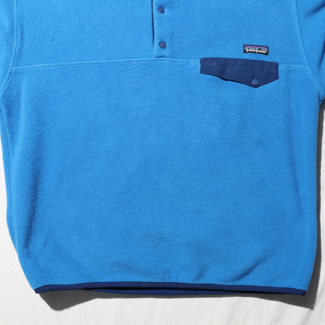 M 11年 Lagoon Blue Synchilla Snap-T Patagonia シンチラ スナップT パタゴニア