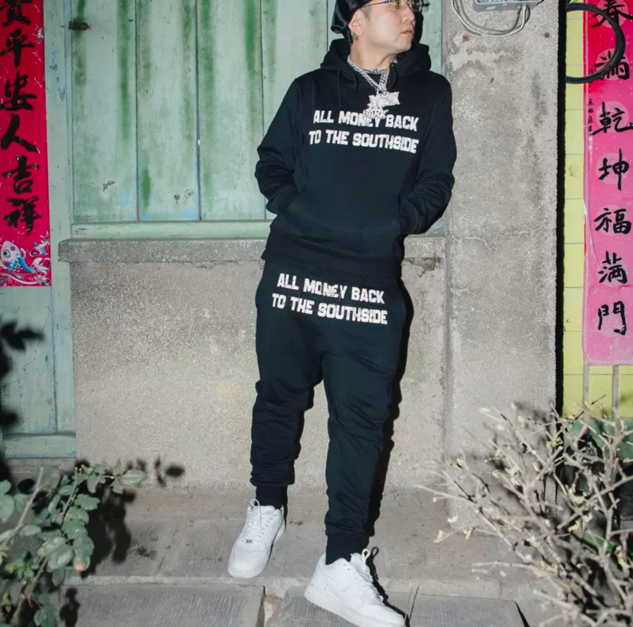 SSG krash logo setup hoodie pants - 1