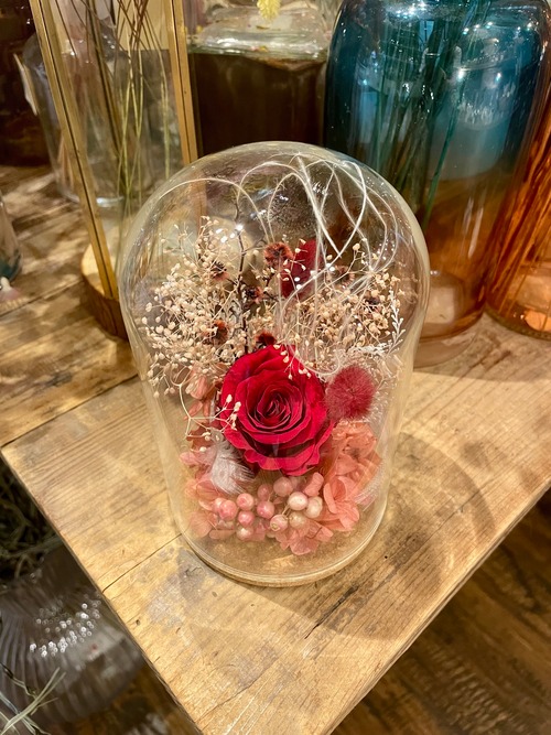 Rosy Glass Dome【レッド】