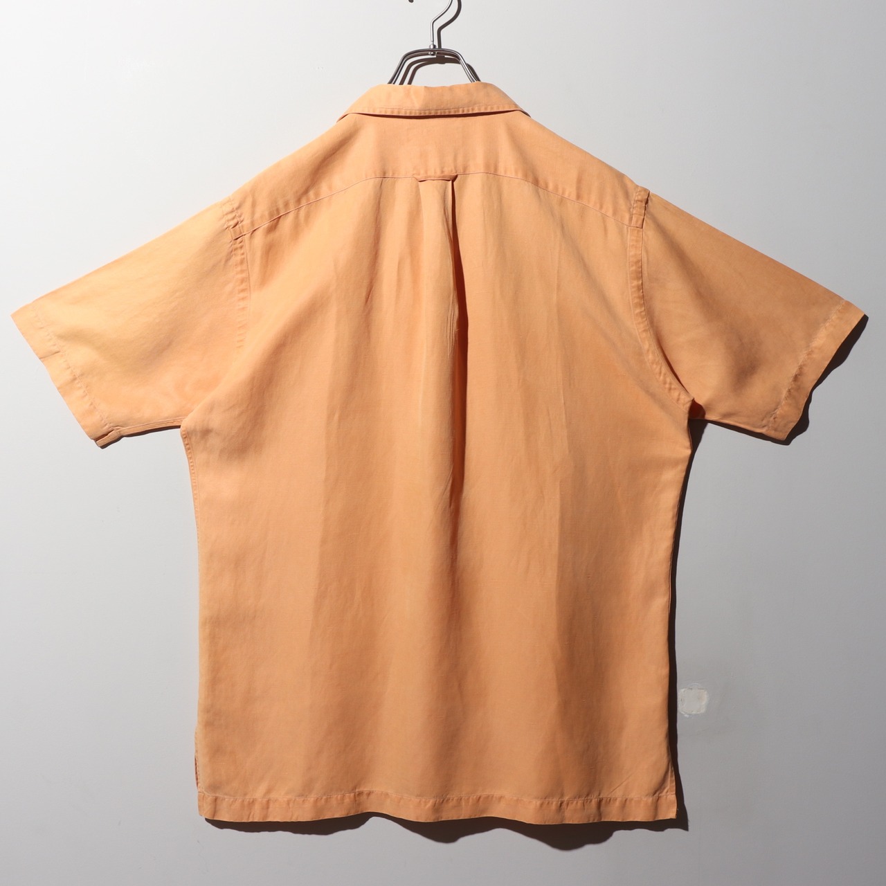 美品 M オレンジ 水色ポニー Caldwell ポロラルフローレン 半袖開襟シャツ Polo Ralph Lauren