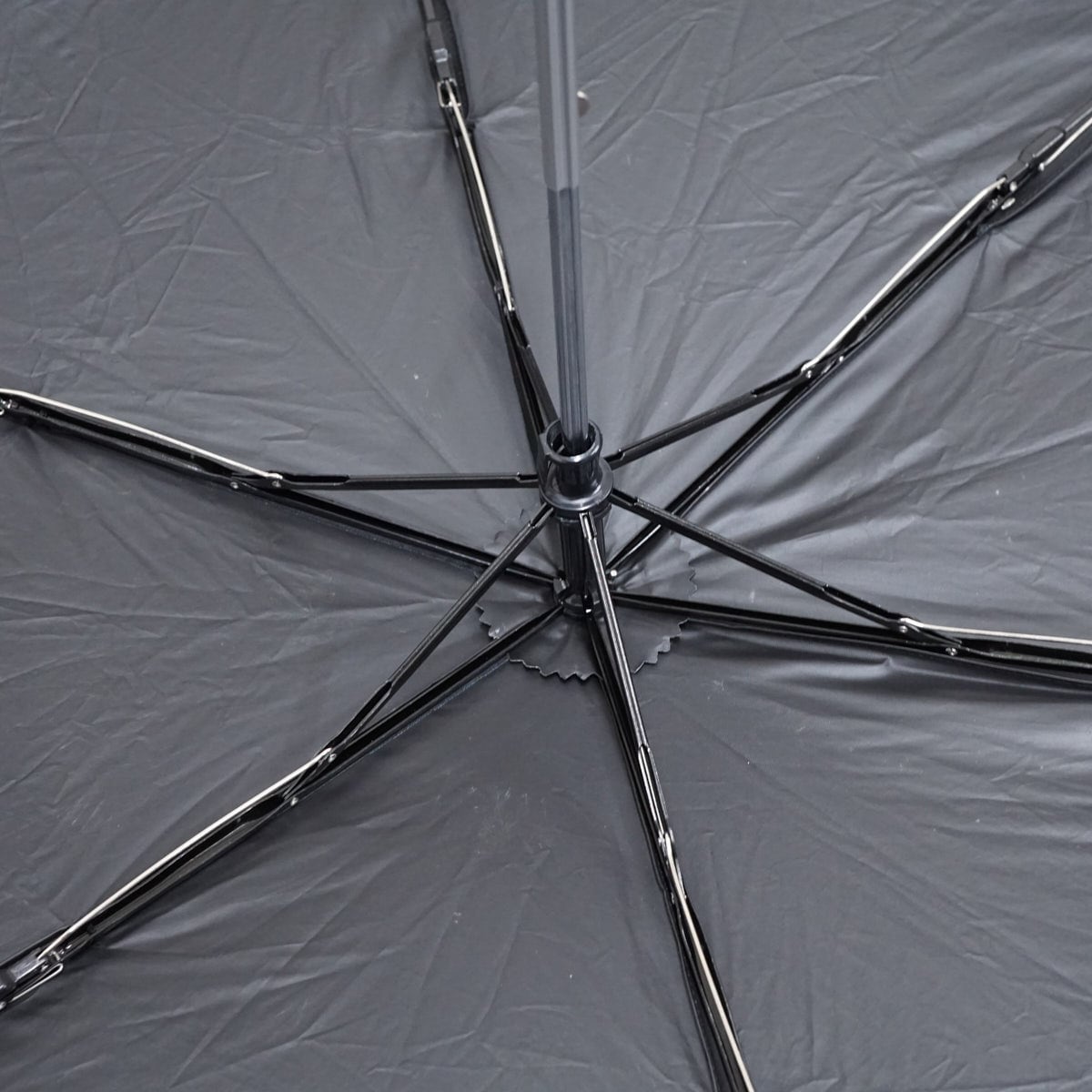 折りたたみ日傘 CLATHAS クレイサス USED品 晴雨兼用 ボーダー 遮光 遮