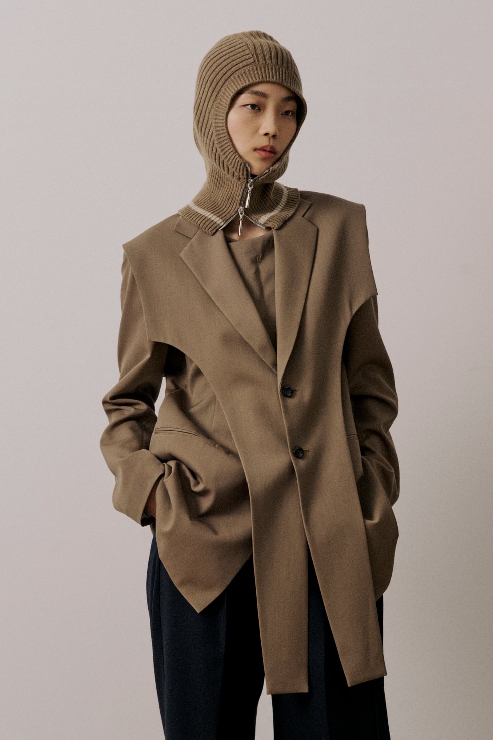 ZIP バラクラバ / ファインウール / U744-A02-110 | UJOH ― UJOH