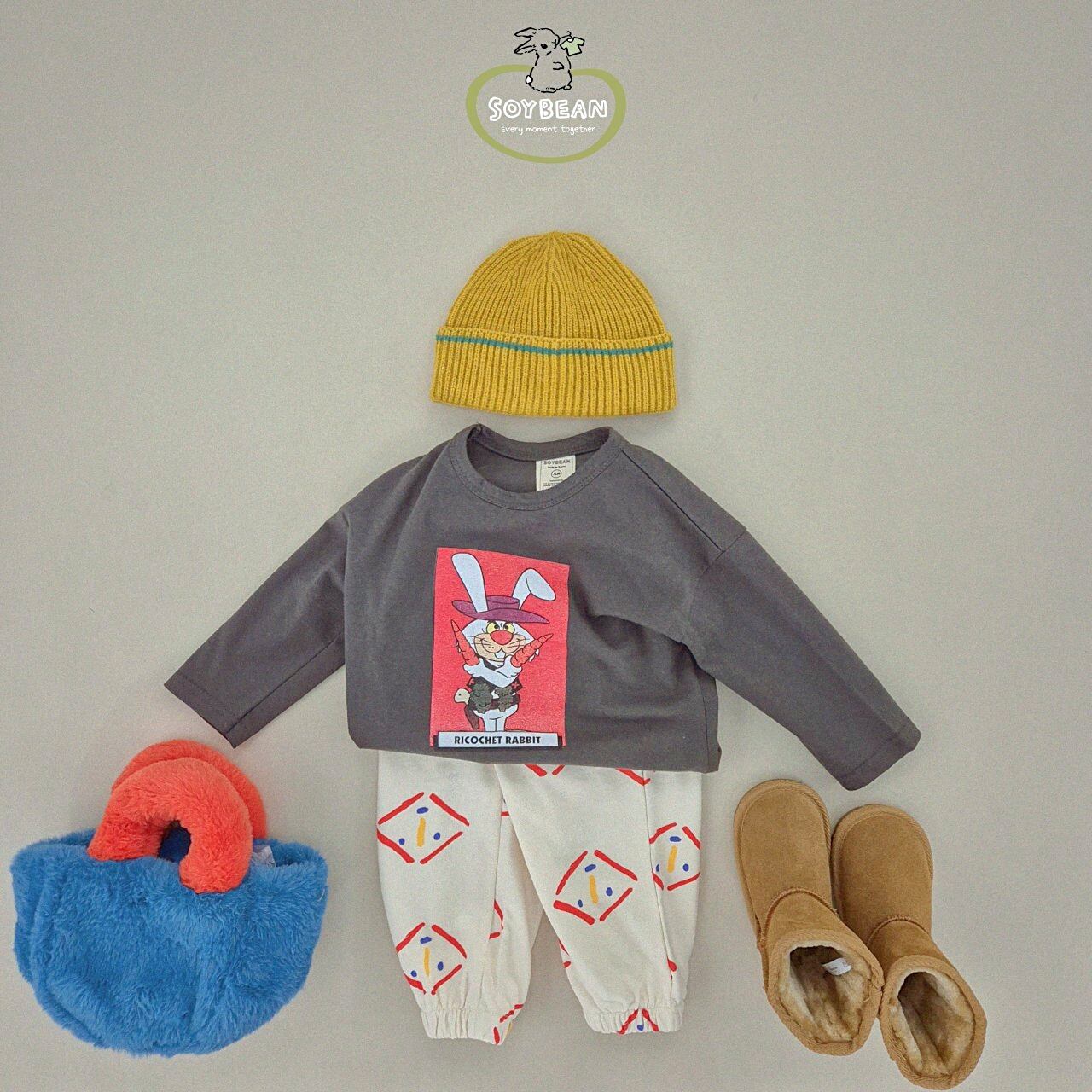 «sold out»«ジュニアサイズあり»«soybean» バニーカットソー 3colors