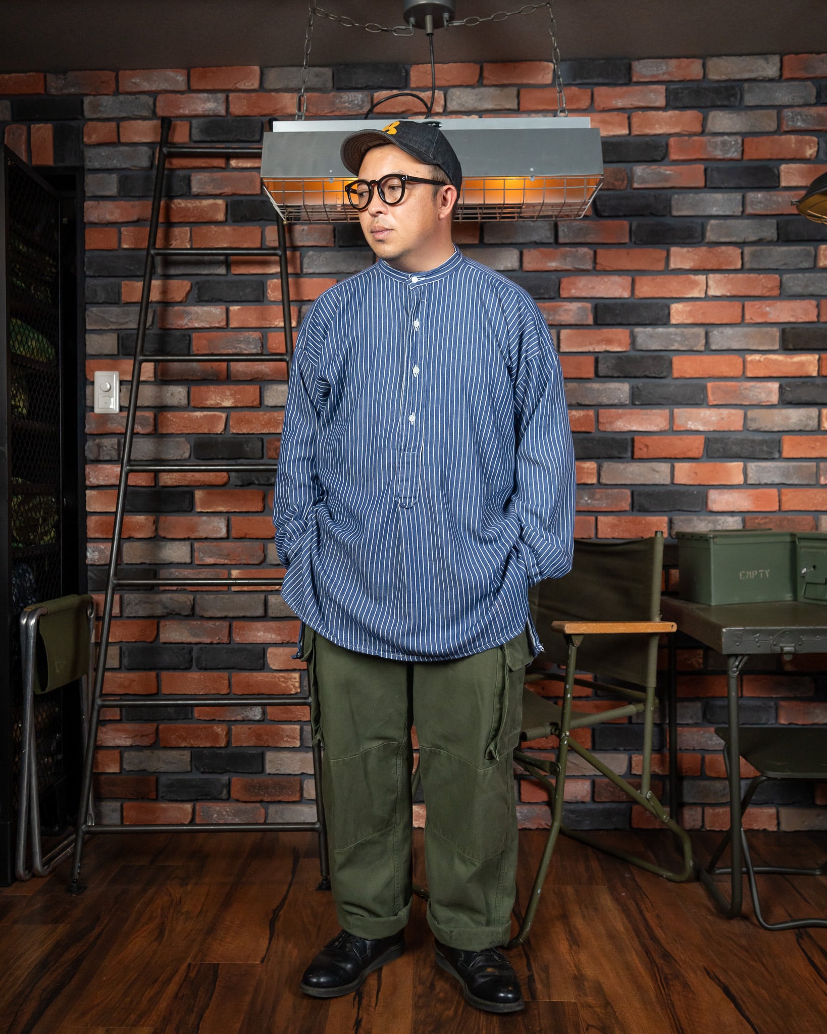 LARGE】Germany Fisherman Shirts 