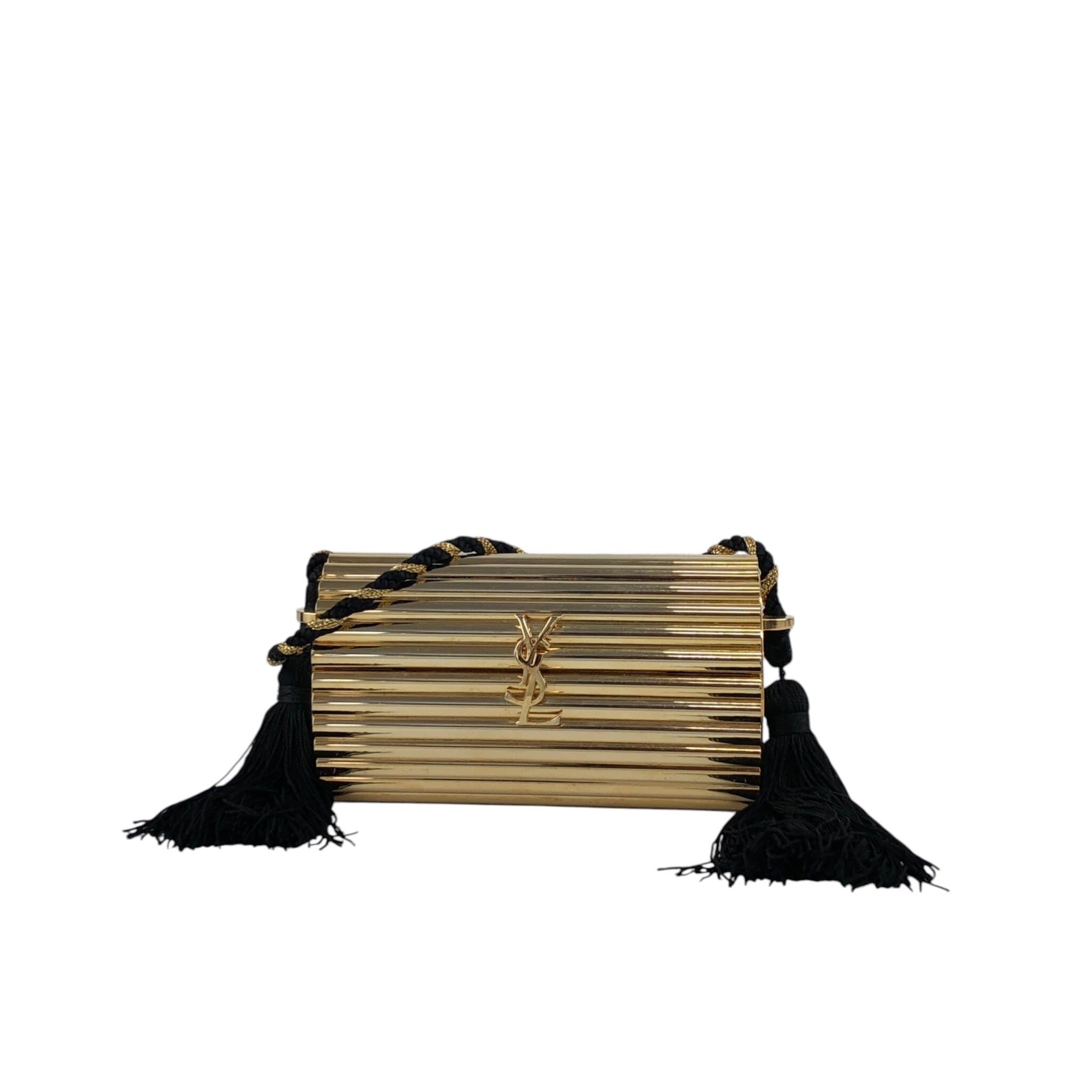 イヴ・サンローラン 1880s メタル タッセル ショルダーバッグ ゴールド Yves Saint Laurent イヴ・サンローラン ショルダーバッグ ゴールド