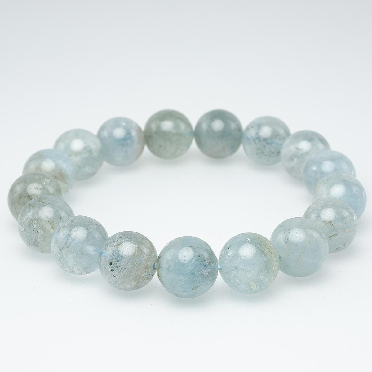 アクアマリン ブレスレット 12mm [M便 1/10] 111-26895