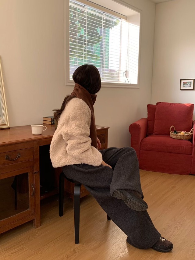 (予約) signature / Condie shearling mustang coat 2color