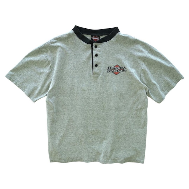 00s Harley-Davidson ヘンリーTシャツ
