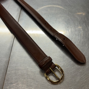 COACH LEATHER BELT BROWN