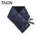 TAION タイオン ベーシック ダウンマフラー TAION-201A 800FP ダウン95% パッカブル ユニセックス 軽量 防寒 ダークネイビー