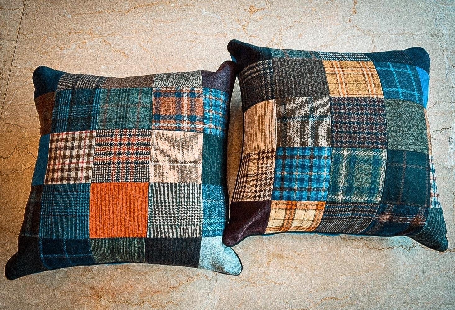 DRAPERS パッチワーク・クッション | SANSYUDO TAILOR