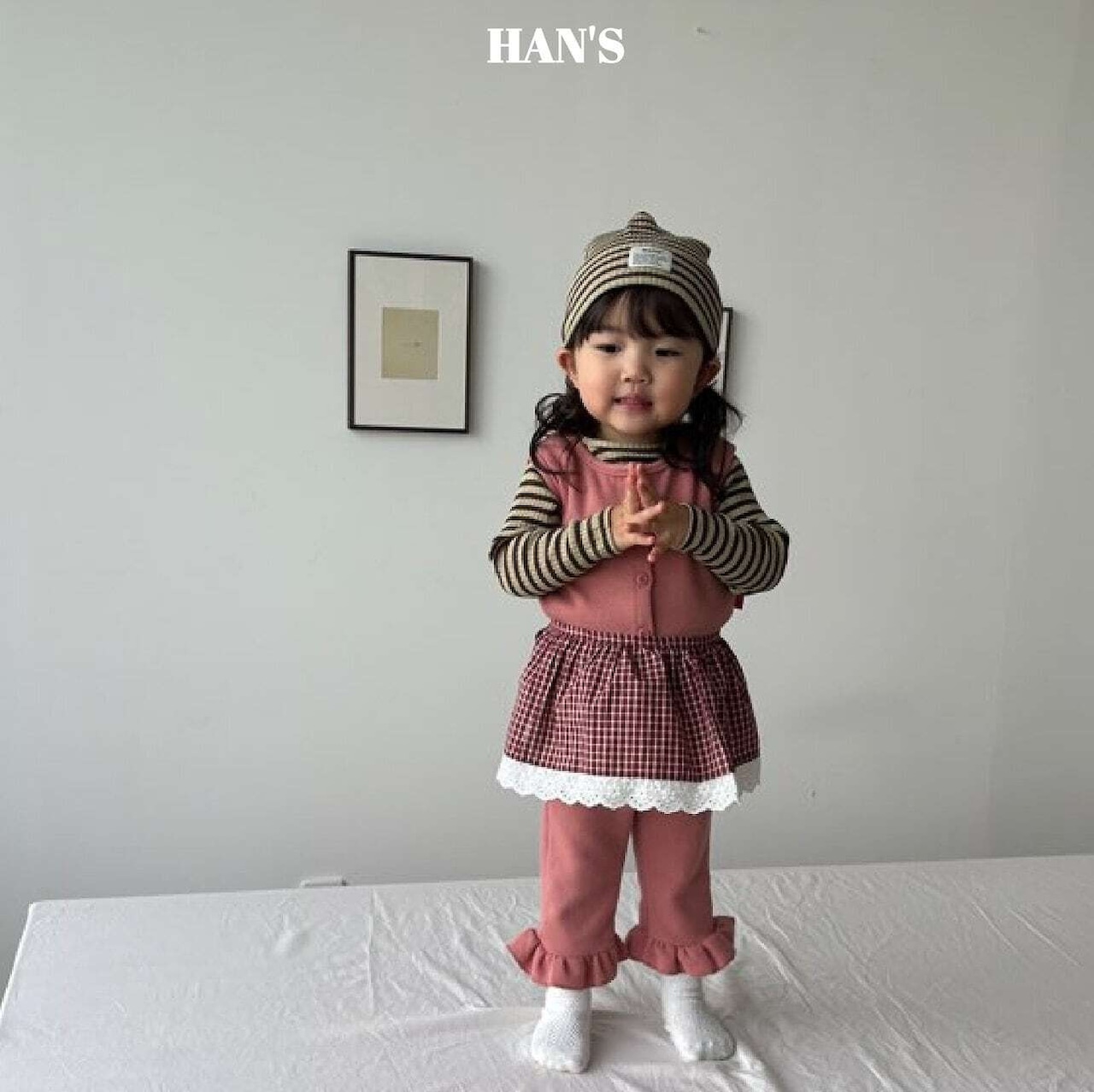 【取寄/韓国直送】Hans ボーダービニ|秋服|韓国子供服|26/AT
