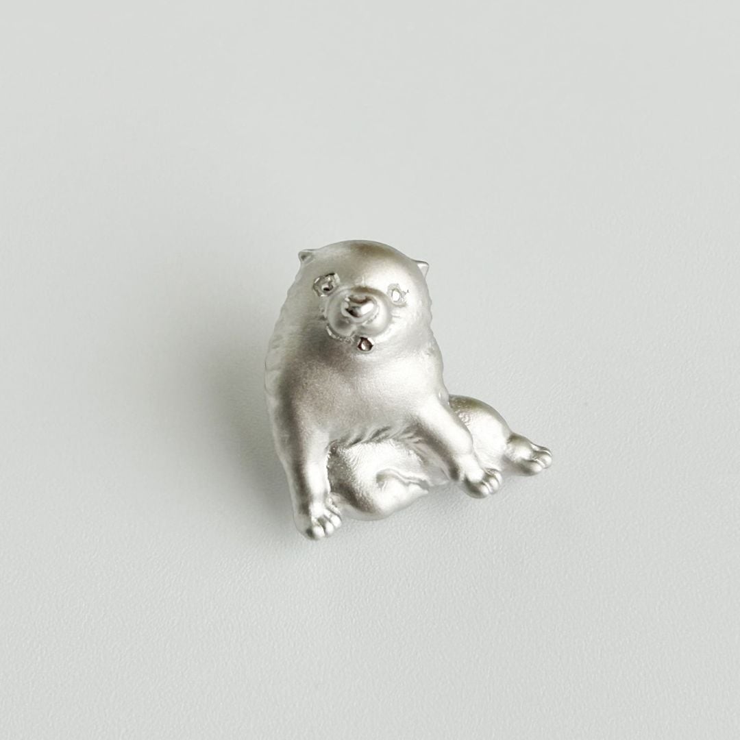 長沢芦雪 ピンバッジ 白象黒牛図屏風 | hmm, by 東京都美術館