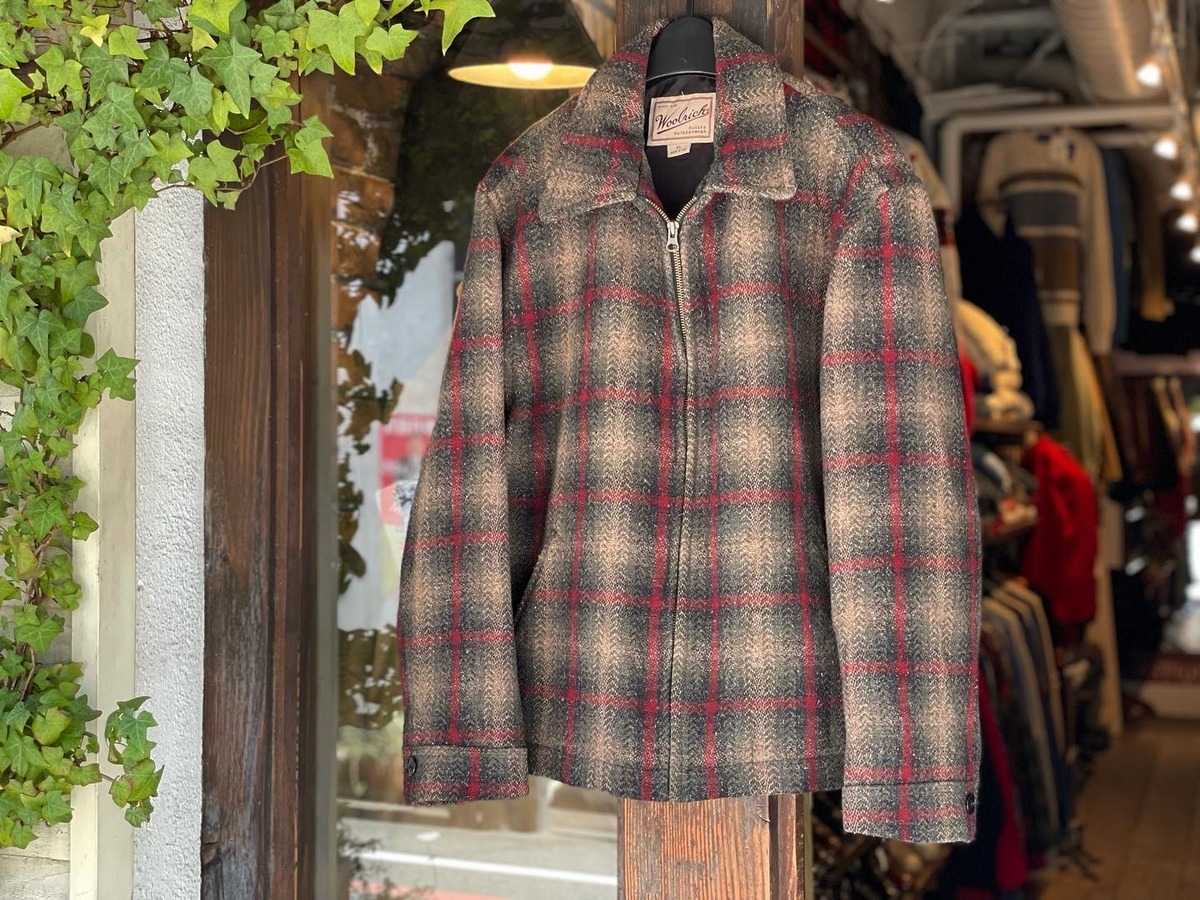 90's Woolrich Shadow Check Wool Jacket | Haole