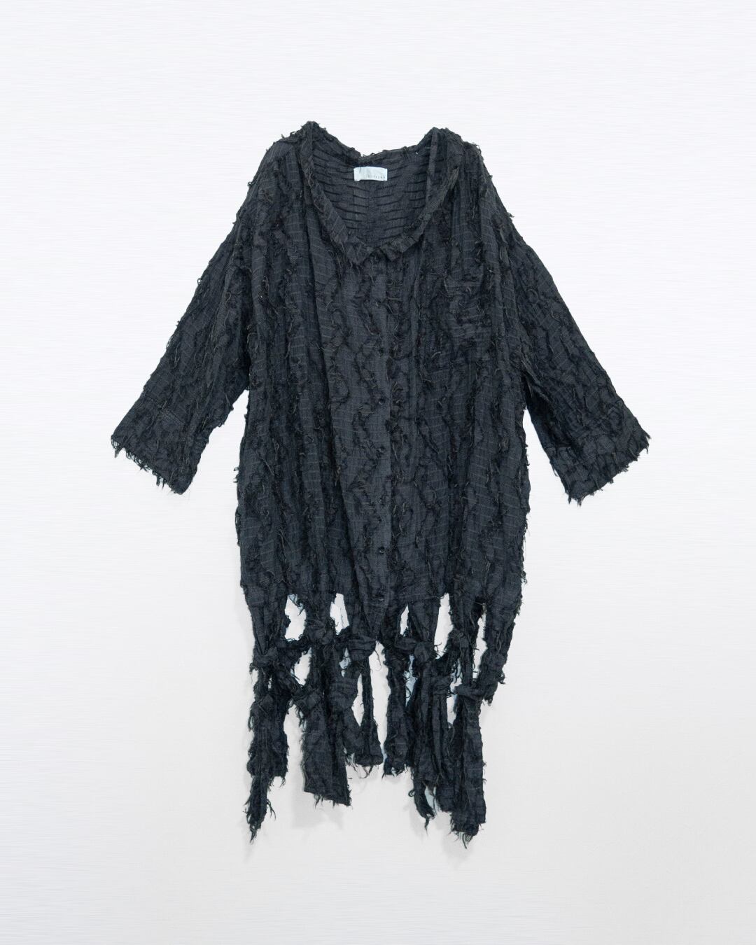 Fringe JQ Macrame Shirt Dress