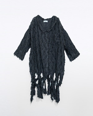 Fringe JQ Macrame Shirt Dress