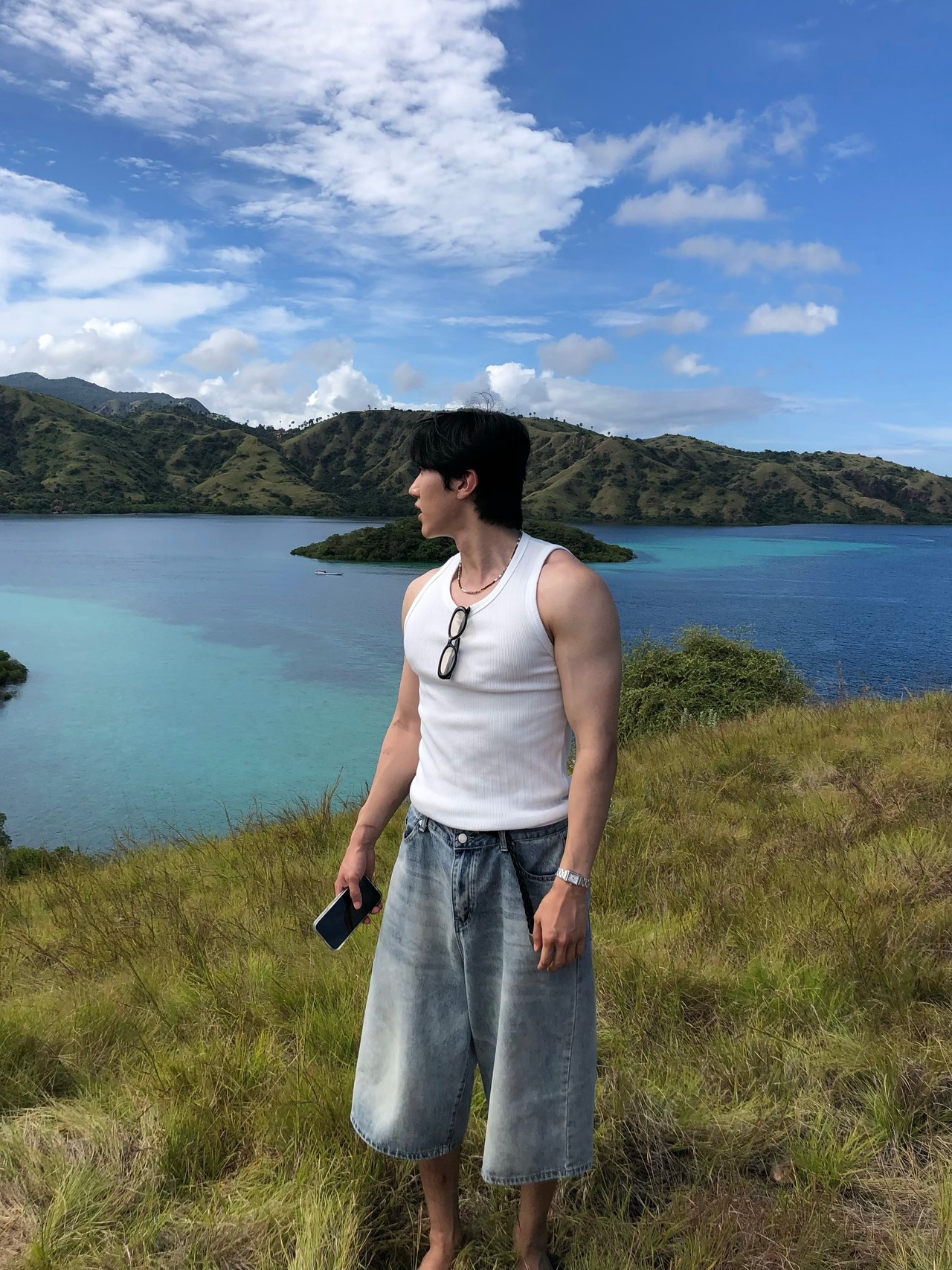 【Muscle Fit】Layered Ribbed Tank Top (3color) - 12