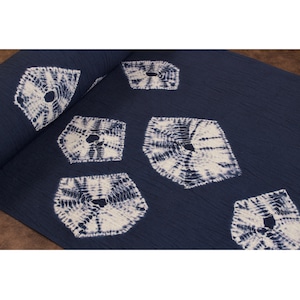 絞り綿麻浴衣「ころころ」