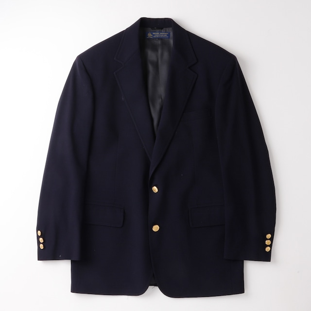 【極美品】BROOKS BROTHERS Navy blazer size43 Made in USA ／ブルックス ブラザーズ 生地 ウール 紺ブレ ネイビー ジャケット ナス紺 サイズ43 実寸XL  定価約15万 USA製