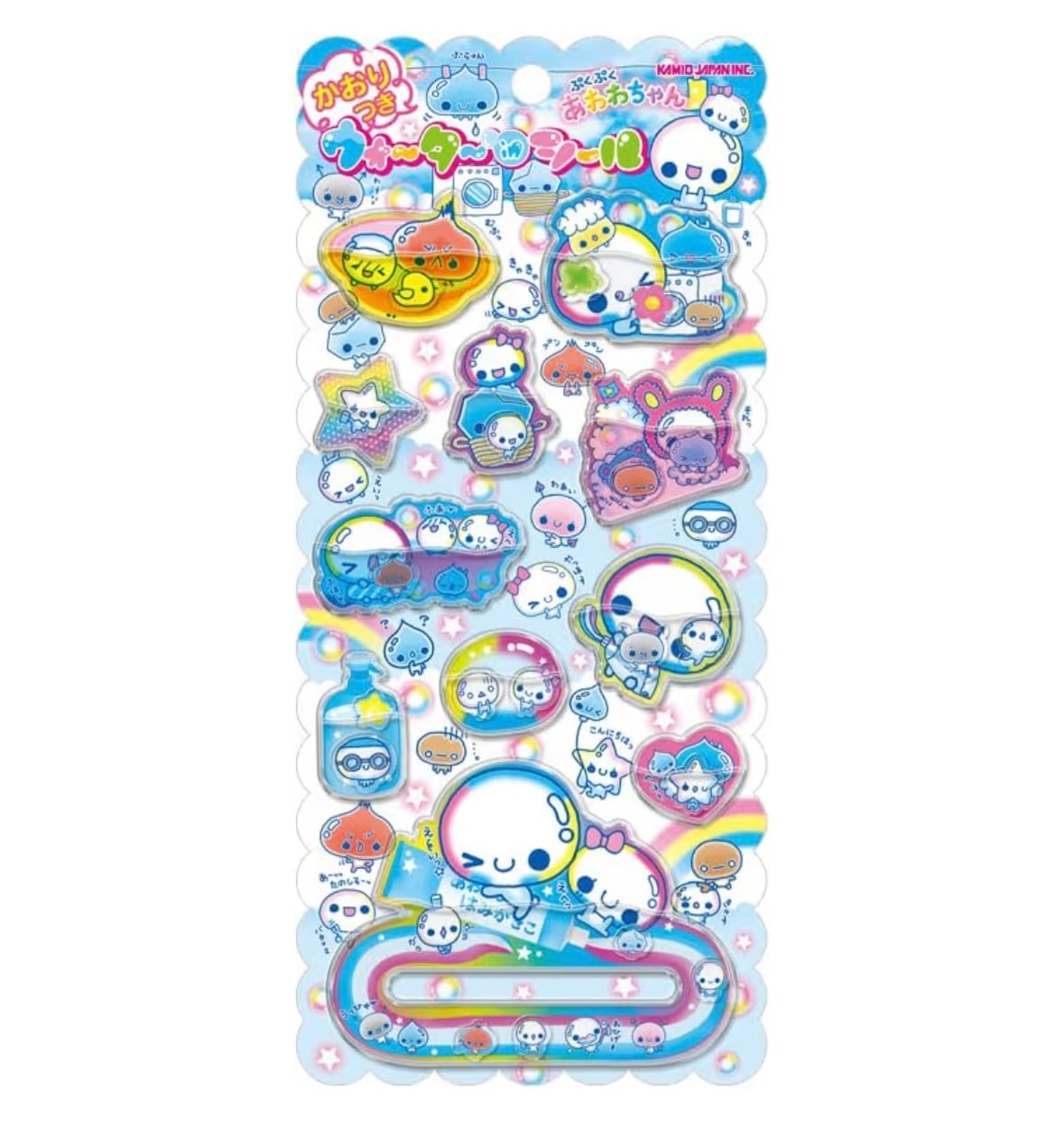 ゆず様確認用　シール　あわわちゃん　他 ゆず様確認用 シール あわわちゃん 他 平成女児/ウォーターインシール2