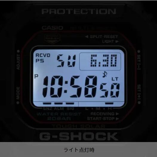 GW-M5610U-1JF G-SHOCK ブラック 黒 スクエア デジタル タフソーラー G