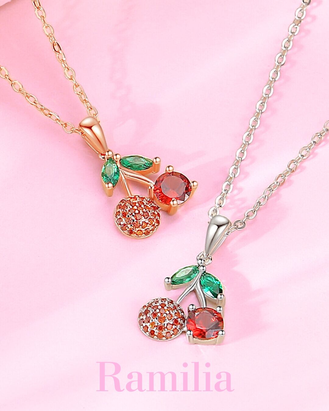 スウィートチェリーネックレス(2 colors) R2406141