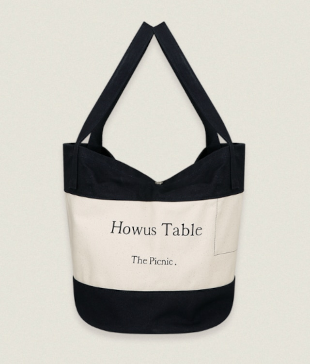 [HOWUS] TABLE BAG (NAVY COMBI) 正規品 韓国ブランド 韓国ファッション 韓国代行 ホワス