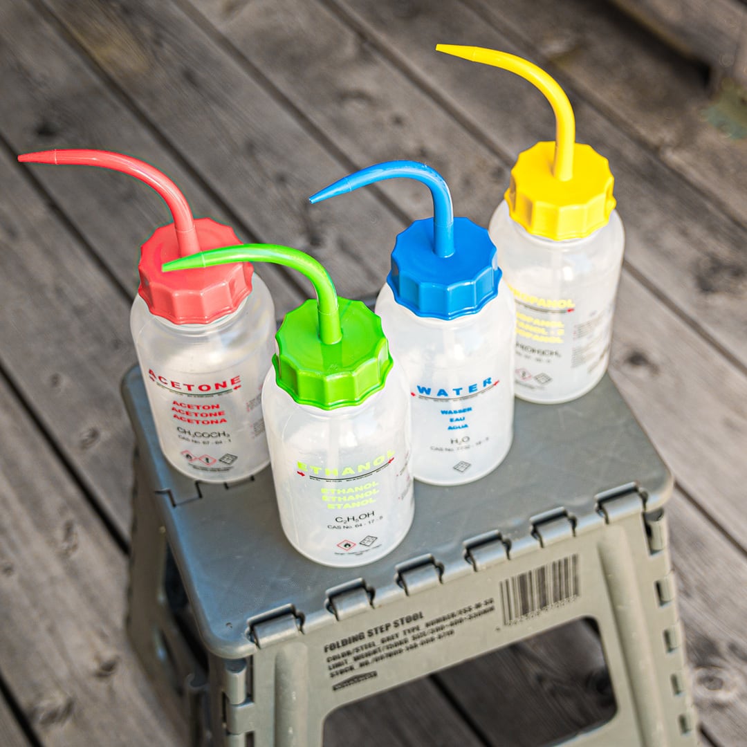 ISOLAB／ウォッシュボトル｜Wash Bottles With Integral Tube