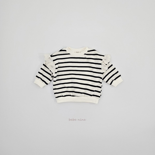 *即納* bebenine ボニーフリルスエット