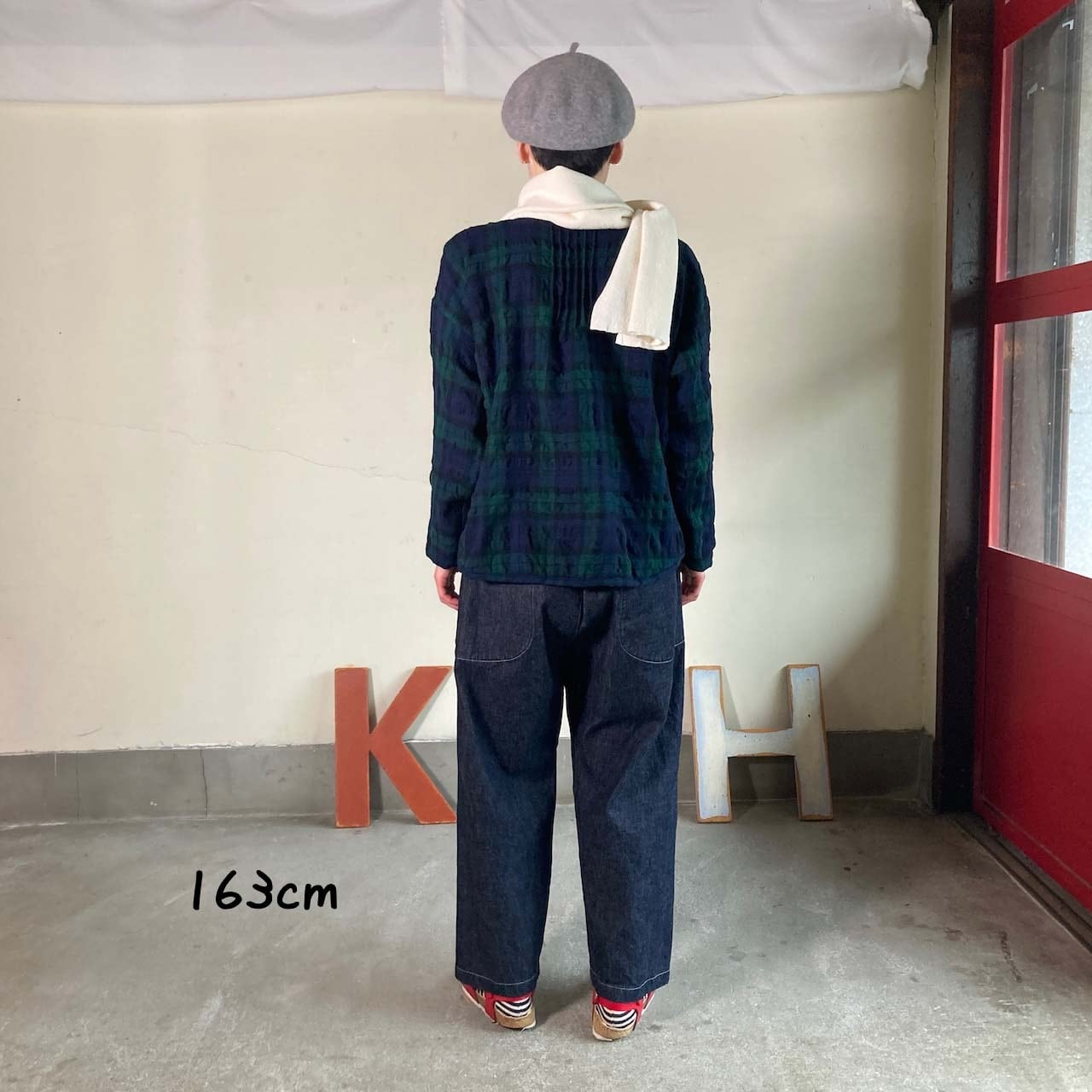 スタンド背タックシャツ タータンフォーエバー 53S27 サイズ F | 快晴堂