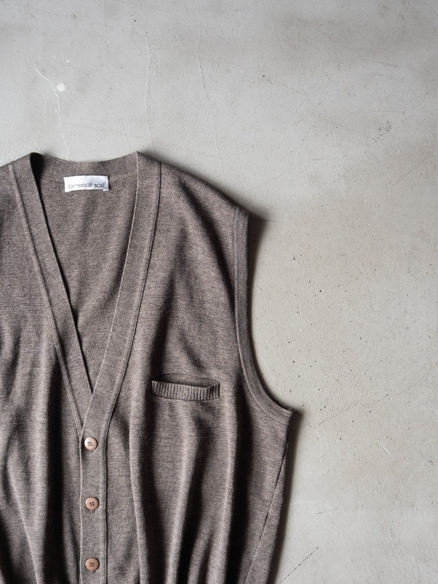 "breidhof" used Wool jersey vest