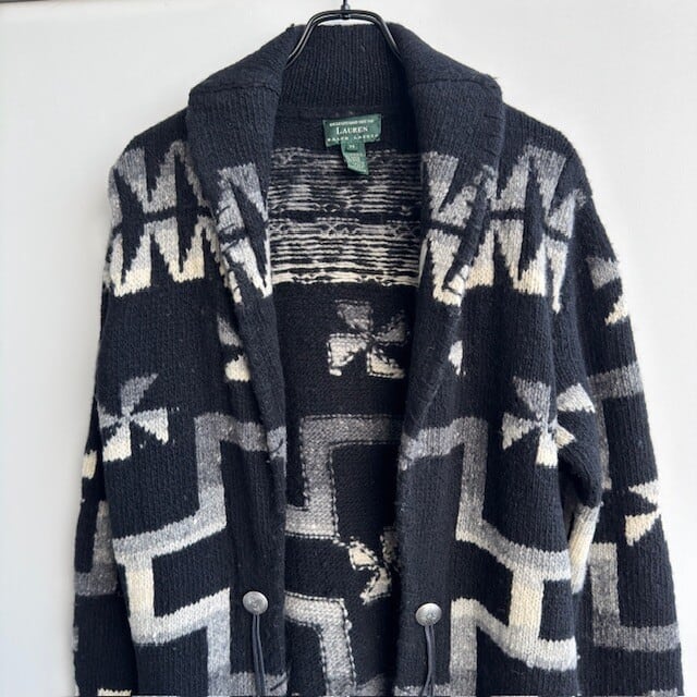90’s Ralph Lauren Handknit / ラルフローレン ハンドニット 風車柄 Mサイズ