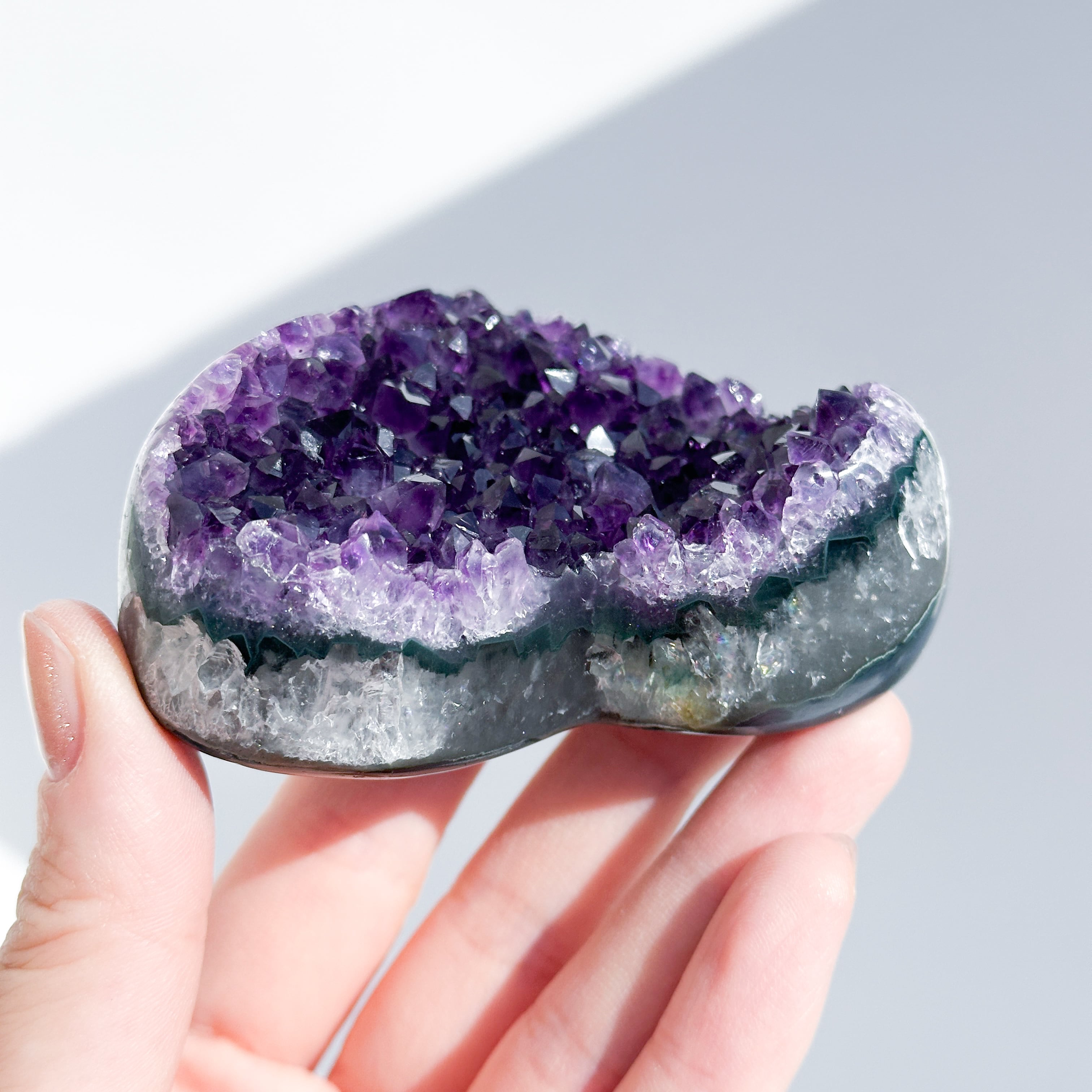 ウルグアイ産アメジスト ハート 03 ◇Amethyst◇天然石・鉱石