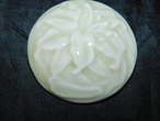 青磁の帯留 leaden porcelain obi sash clip(lily)