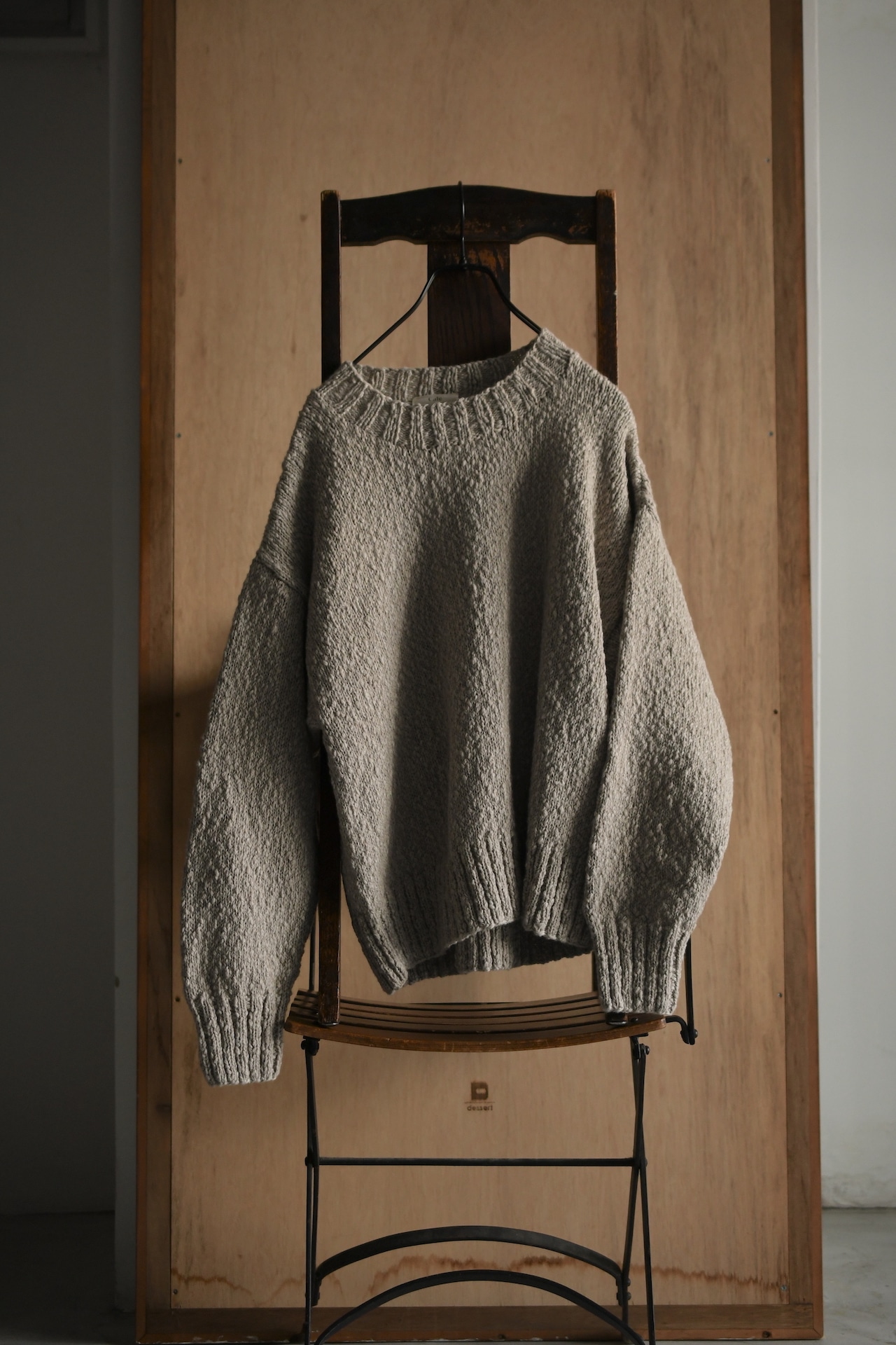 Cale / Cashmere Hand Knit (Natural)