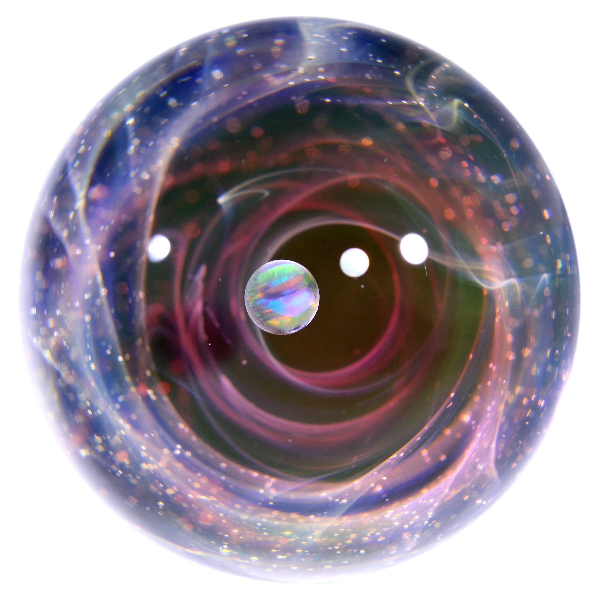 56mm Galaxy Glass Marble 宇宙ガラスマーブル - オブジェ no.M269
