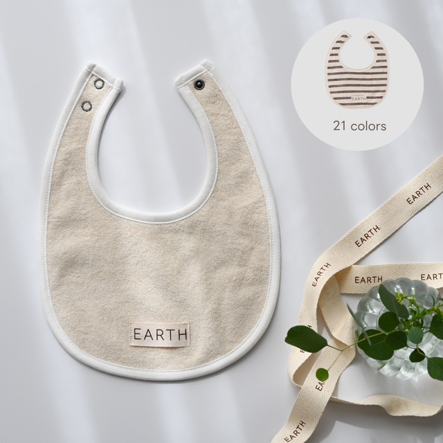 ご予約【EARTH THE ARCHIVE】Organic Bib  - 21色 / 3月以降入荷予定