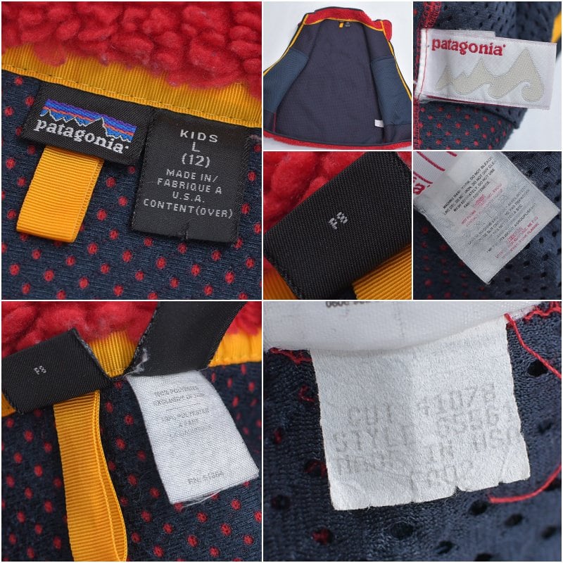 00s FA02 USA製 patagonia パタゴニア レトロX R4フリースベスト 65561