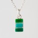 LADDER S green & aqua - necklace -