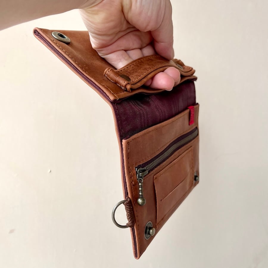 二つ折り - leather 革 [巻きタバコケース] LBRN / モストロ | 惡匠SHOP