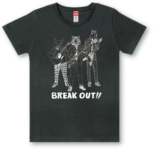 #446 Tシャツ BREAK OUT/BLK