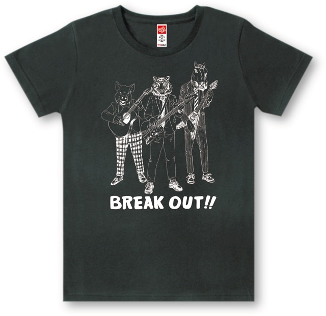 #446 Tシャツ BREAK OUT/BLK