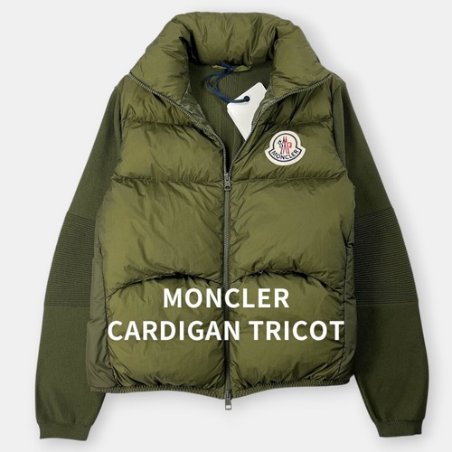 美品 MONCLER モンクレール 23AW ニット 切り替え ハイブリッド ダウン / J&NREUSE レディース アウター