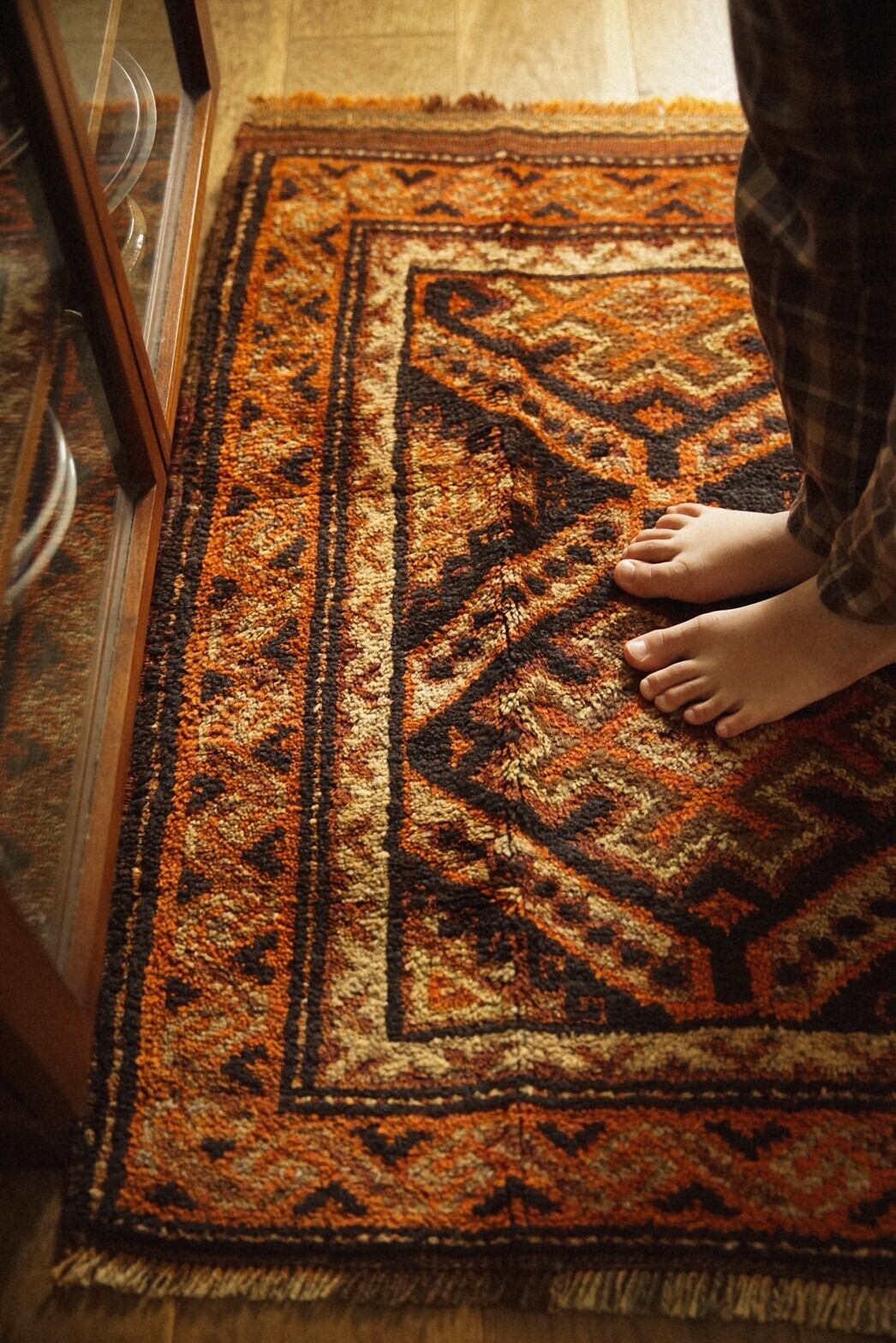 877 -Vintage Taimani rug | 手織りのヴィンテージラグ専門店 | Bahr