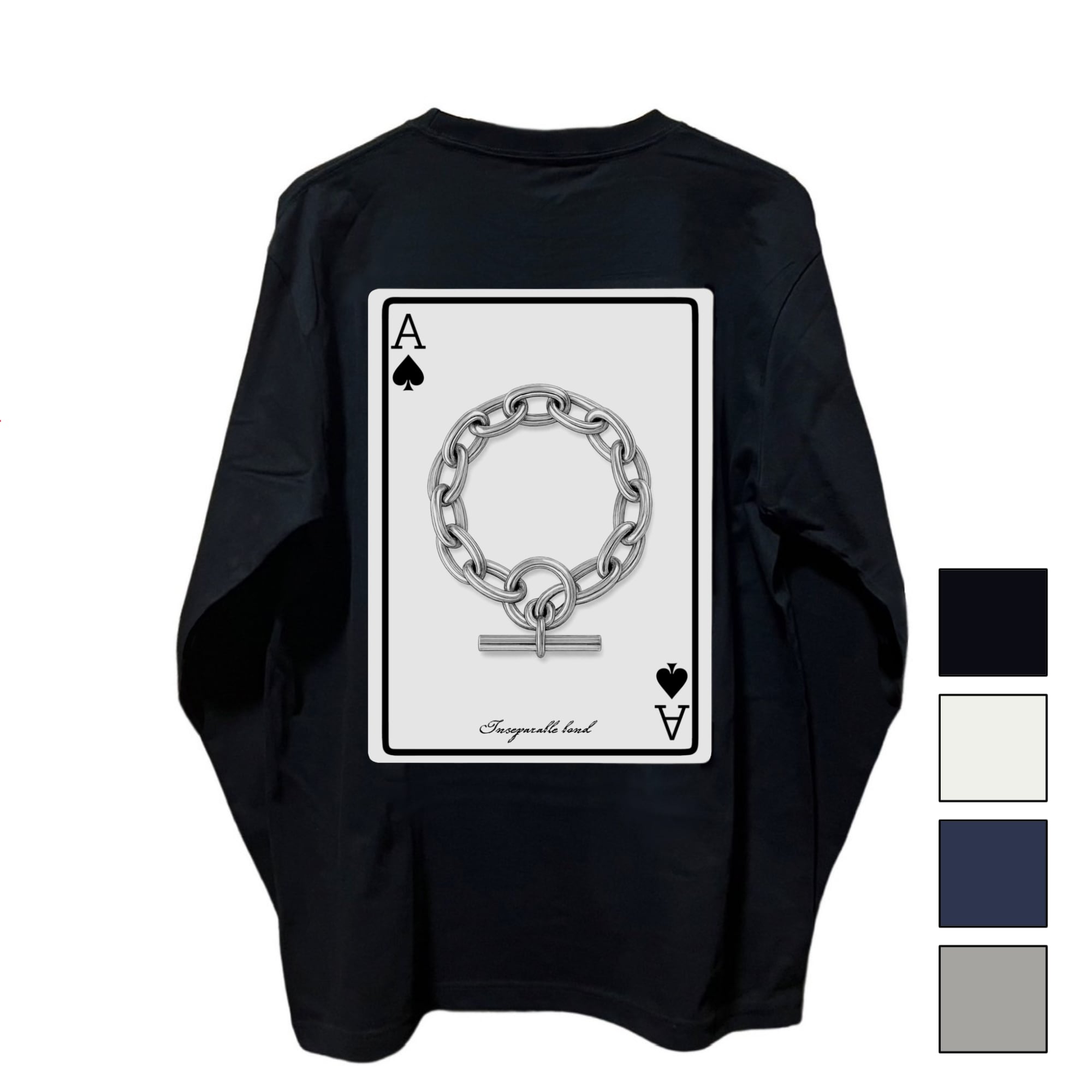 新品 GMTB Tシャツ 黒 白虎 赤 トランプ L 新品 GMTB ロングTシャツ ロンT 黒 白虎 赤 トランプ L一 番