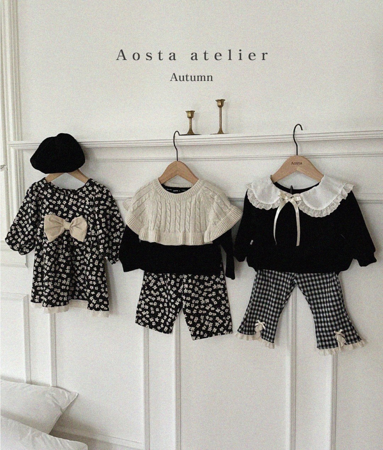 【Aosta】オータムチノパンツ 70~110cm  フラワー 240811 - 3
